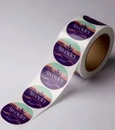 Rolo de etiquetas adesivas, imagem do produto que o Márcio mandou